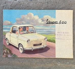 Vespa 400 Acma dépliant