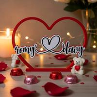 cuore con nomi personalizzati 