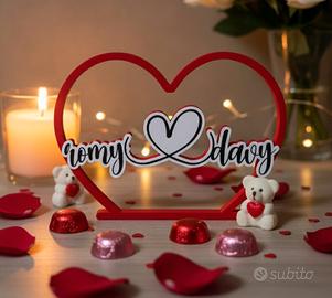 cuore con nomi personalizzati 