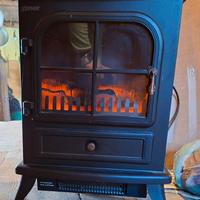 Stufa elettrica  ZEPHIR con finto fuoco