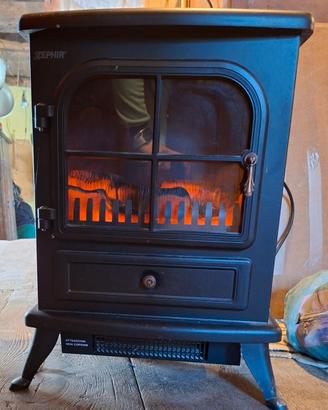Stufa elettrica  ZEPHIR con finto fuoco