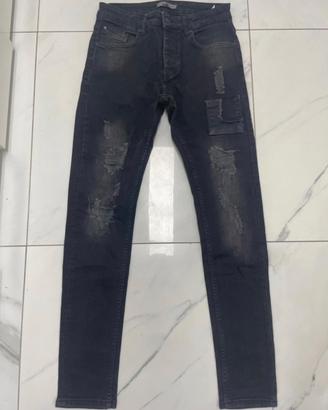 jeans neri project x paris uomo