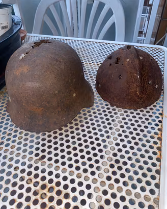 Autentico Elmetto Tedesco Stahlhelm WWII – Reliqui