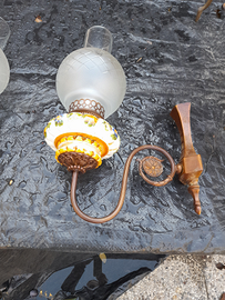 2 lampade da muro anni 60