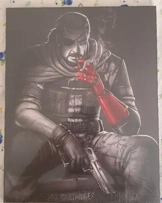 Quadro legno Venom Snake Metal Gear Solid 5