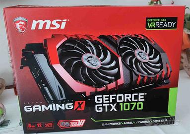 MSI GEFORCE GTX 1070 GAMING X  8GB COME NUOVA