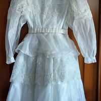 Abito Bianco da Cerimonia (Damigella)