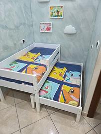 Letti cameretta con letto estraibile