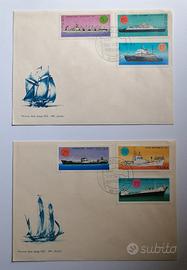 7 buste primo giorno Navi polacche 1971-1986