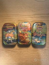 Pokémon Paldea sfavillante mini tin Sealed Ita