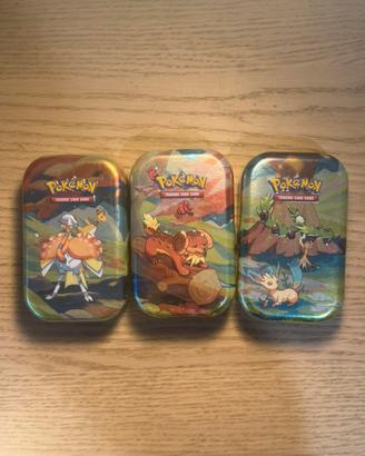 Pokémon Paldea sfavillante mini tin Sealed Ita