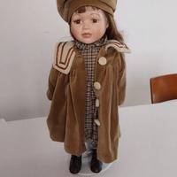 Bambola vintage in porcellana altezza 40 cm