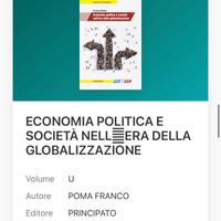 ECONOMIA POLITICA E SOCIETÀ NELLEERA DELLA GLOBALI