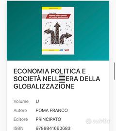 ECONOMIA POLITICA E SOCIETÀ NELLEERA DELLA GLOBALI