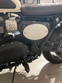 Portanumero in alluminio, Triumph street scrambler