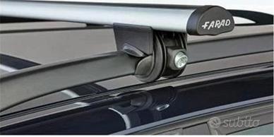 Kit Barre tetto in alluminio da  110 cm Come nuove