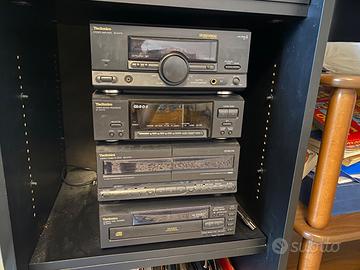Impianto hi-fi  technics vintage COMPLETO