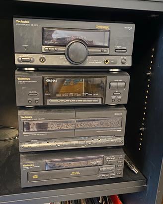 Impianto hi-fi  technics vintage COMPLETO
