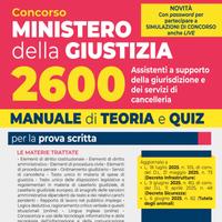 Libro Concorso Ministero della Giustizia 2600
