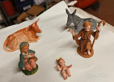 Statuine presepe in plastica