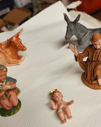 Statuine presepe in plastica