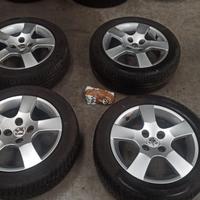 CERCHI IN LEGA  X16 PEUGEOT 207 C/GOMME 4 STAGIONI