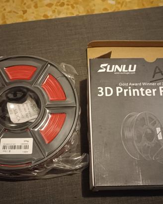 Filamento ABS ROSSO 1 KG PER STAMPANTE 3D NUOVO