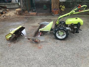 Falciatrice e zappatrice grillo
