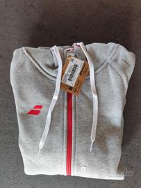 Felpa e pantalone Babolat donna grigia taglia S
