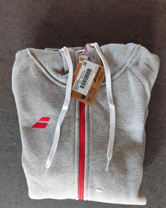 Felpa e pantalone Babolat donna grigia taglia S