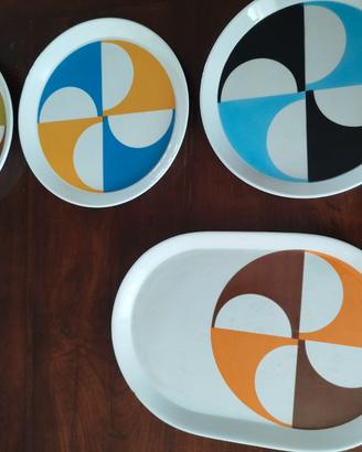Set piatti + vassoio Gio Ponti per Franco Pozzi