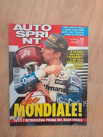 Autosprint 1994 Damon Hill Schumacher - Simtek -