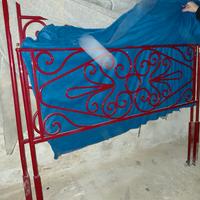 struttura letto ferro battuto