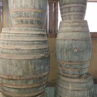 6 BottI in legno da 50- 100 litri del 1900