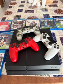 PS4 1TB + 3 Controller (leggi descr.) + 7 Giochi
