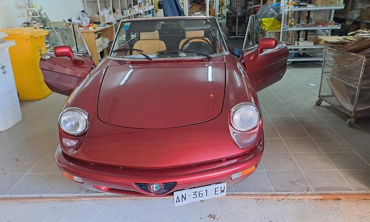 ALFA ROMEO Spider - 1990 targa oro