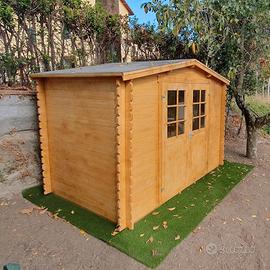 CASETTA DI LEGNO NAPOLI 300x200x222h 28mm- NUOVA