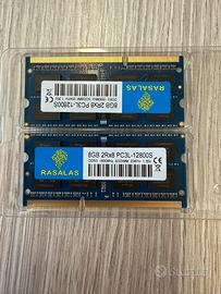 RAM 16GB (2x8GB) DDR3L 1600MHz