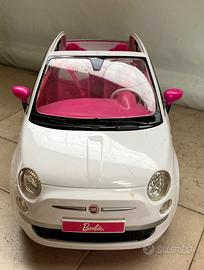 Barbie auto 500 Bianca e rosa