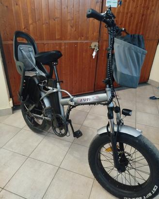 fat bike 1000 w con batteria 48