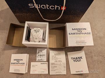 Omega x swatch MISSION TO EARTHPHASE MOONSHINE 