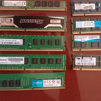 Lotto memorie vario tipo DDR3/ DDR4
