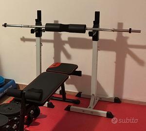 Squat set porta bilanciere