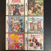 Lotto 6 Giochi Nintendo DS Testati e Funzionanti