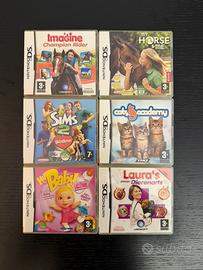 Lotto 6 Giochi Nintendo DS Testati e Funzionanti