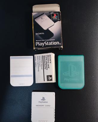 Memory Card Originale PlayStation 1 (PS1) completa