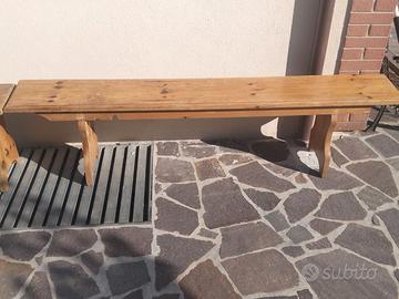 7 panche in legno da esterno