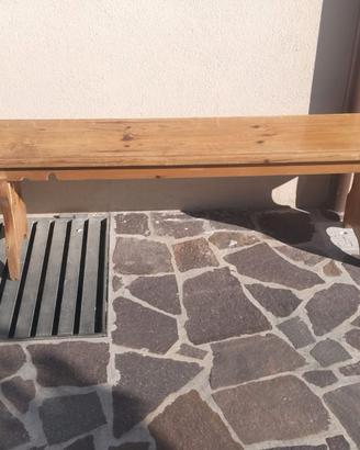 7 panche in legno da esterno