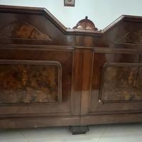 letto matrimoniale in legno massiccio