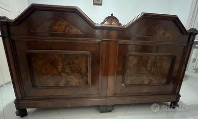 letto matrimoniale in legno massiccio